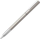 Lamy Ideos 270 Balpen - Premium kwaliteit - Messing behuizing - Palladium afwerking - Met zilverkleurige gepolijste roestvrijstalen clip en verchroomde punt - Lijnbreedte M