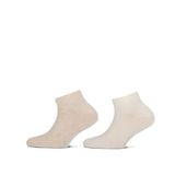Yellow Moon sneakersokken - beige (set van 2)