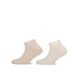 Yellow Moon sneakersokken - beige (set van 2)