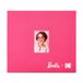 Kodak Barbie x Kodak Roze 8x8” Stoffen Scrapbook Fotoalbum met Voorkant Foto Venster