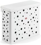 Wesco wasmand duo 2 met inzet | 64 liter | duo wasbox (2x32 liter) | metaal - mat wit | waskorf