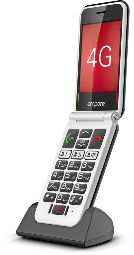 Emporia SIMPLICITYglam.4G Zwart Seniorentelefoon