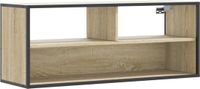 vidaXL Tv-meubel 100x31x39,5cm bewerkt hout metaal sonoma eikenkleurig