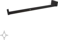 Emuca Garderobestang Castor met LED-licht, verstelbaar 408-558 mm, bewegingssensor, Aluminium, Mokka kleur