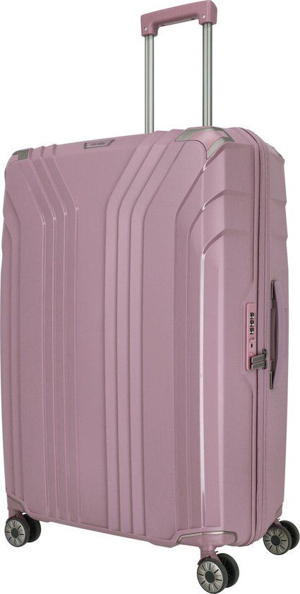 Travelite Elvaa Hardcase Reiskoffer - 77 cm - Roze