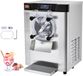 VEVOR Commerciële IJsmachine, 12 L/u Enkele Smaak IJsmachine voor op het aanrecht voor Hard Serve, 4,5 L RVS Cilinder, LED-paneel, Automatische voorkoeling met reiniging