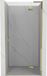 Mexen Mist-H L porte de douche battante droite 115 cm, transparent, or