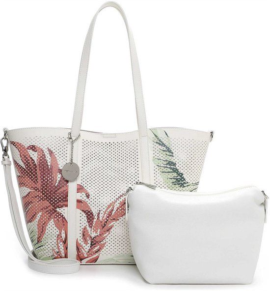 Tamaris schoudertas TAS Kendra Cityshopper White wit