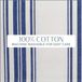Farmhouse Living Homestead Stripe 13x70 Blauw Wit Tafelloper