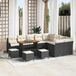 Maison Exclusive - Ensemble de jardin 13 pièces, ensemble de salon en polyrotin noir