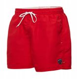 ZAGANO Heren Zwemshort M Sneldrogend Effen Rood