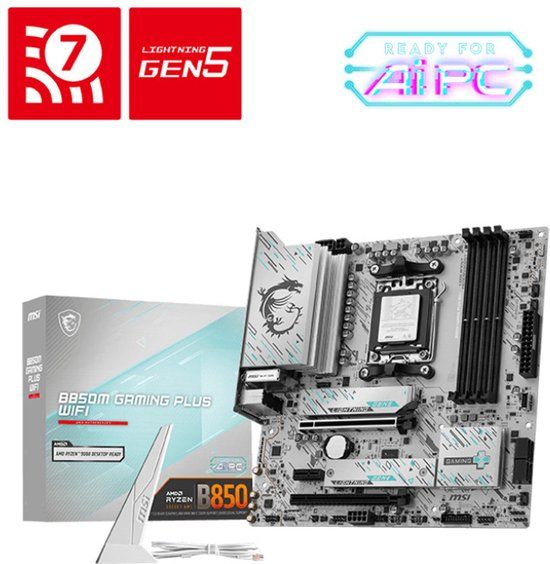 MSI B850M GAMING PLUS WIFI Moederbord