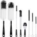 Icecat Ensemble de 8 brosses à bouteilles pour un nettoyage en profondeur
