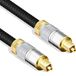 Allteq ALTQ-OAK-100-2 audio kabel 2 m Toslink Zwart, Zilver