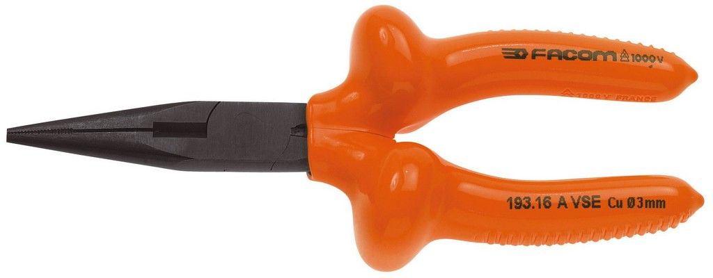 Facom tang met halfronde bekken geïsoleerd 16cm