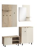Vicco Garderobe Puerto, Eiken/Kasjmier, 69 x 95 cm 4-delige set