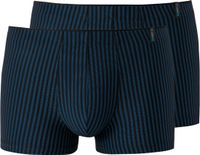 Schiesser Heren shorts pants 2 pack Long Life Soft navy
