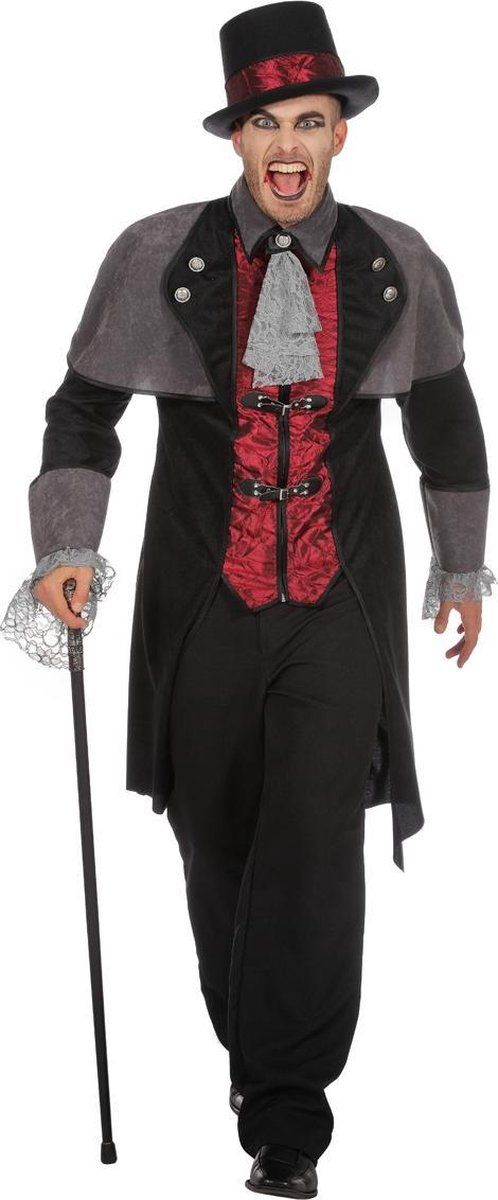 Wilbers Vampier & Dracula Kostuum | Maat 50 | Halloween
