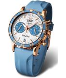 Vostok-Europe Mod. VK64-515B527 - Blauw Leren Dames Polshorloge