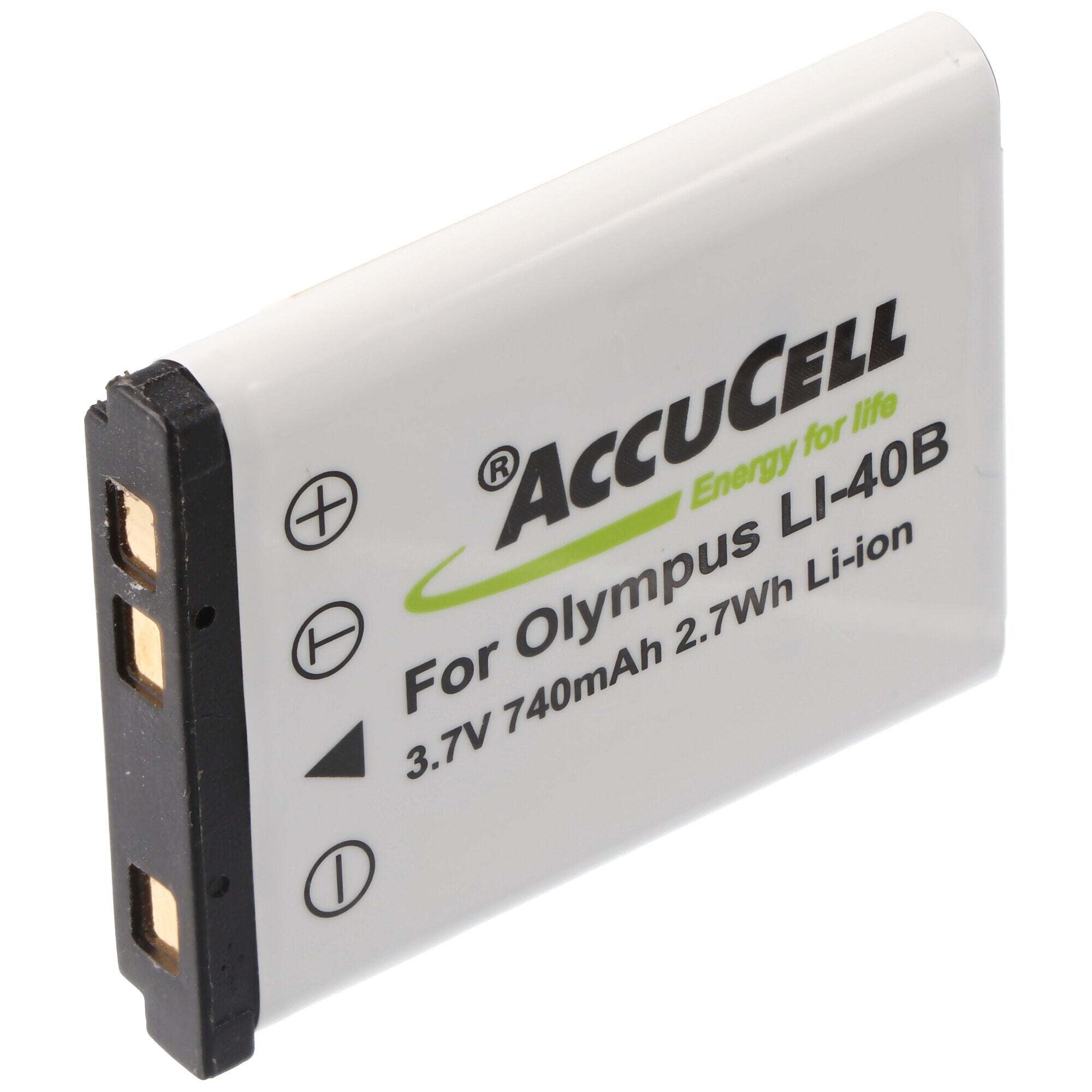 ACCUCELL AccuCell-batterij geschikt voor Olympus LI-42B, D-630 Zoom, X-600