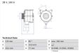BOSCH Alternateur 0 986 041 030