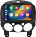 Happiq Autoradio avec Bluetooth et CarPlay pour Mazda 2 (2007-2014)