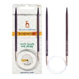 Pony Rosewood Circular Knitting Needles 60cm 5.5mm - 1pc
