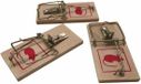 Merkloos / Sans marque CMP Muizenval - 3 stuks - hout/metaal