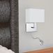 Searchlight HOTEL Slaapkamer Wandlamp met Leeslamp Chroom