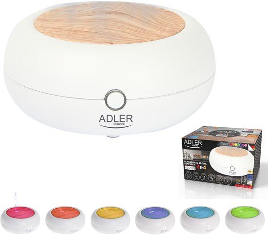Adler AD 7969 - Ultrasonic Aroma Diffuser - 3 in 1 - USB