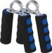 Dailygoods Handtrainers - Entraîneur de main - Support de doigts - Set d'entraîneur de main - Entraînement de la prise - Bleu/Noir/Argent