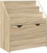 vidaXL Étagère à livres pour enfants Sonoma Chêne 60 x 29,5 x 69 cm Bois composite