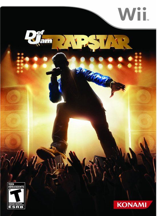 Konami Def Jam Rapstar, Nintendo Wii, Muziek, Standaard editie, Engels
