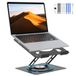 Alyvisun Support d'ordinateur portable pour bureau 360° rotatif et réglable, Noir