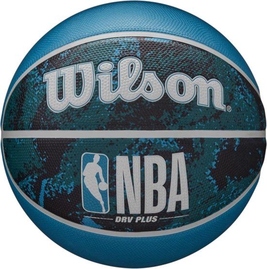 Wilson NBA Plus Vibe Basketball - Blue - Size 7 - Adults & Kids