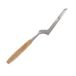 Kaasmes Sybaris Kaasmes met gebogen lemmet, houten handvat en functioneel deel van staal, 25,5 cm, zilver, 1 stuk