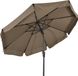 Lesliliving Parasol Libra taupe Ø3mtr