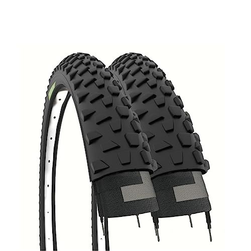 2 banden 26 x 2,10 (54-559) rubberen banden zwart mountainbike volwassenen fiets MTB