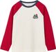 Vertbaudet Jongensshirt met lange mouwen Bordeauxrood Katoen Maat 116