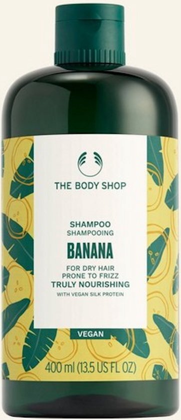The Body Shop - Banana Truly Nourishing Shampoo - Voor droog haar dat snel pluist - Vegan - 400ml