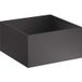 Maison Exclusive - Pot de plante de jardin, noir, 80 x 80 x 40 cm, en acier laminé à froid