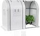 Outsunny Tente Acier 185x94x150cm Blanc