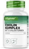 Vit4ever Choline Complex met 3 Choline Vormen - 120 Capsules