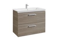 Roca Unik Prisma 2-Drawer 800mm Vanity Unit with Mirror