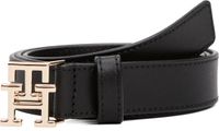 Tommy Hilfiger Riem Leer Unisex Volwassenen Herfst/Winter Zwart