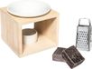 Merkloos Amberblokjes/geurblokjes cadeauset - musk - inclusief geurbrander en mini rasp