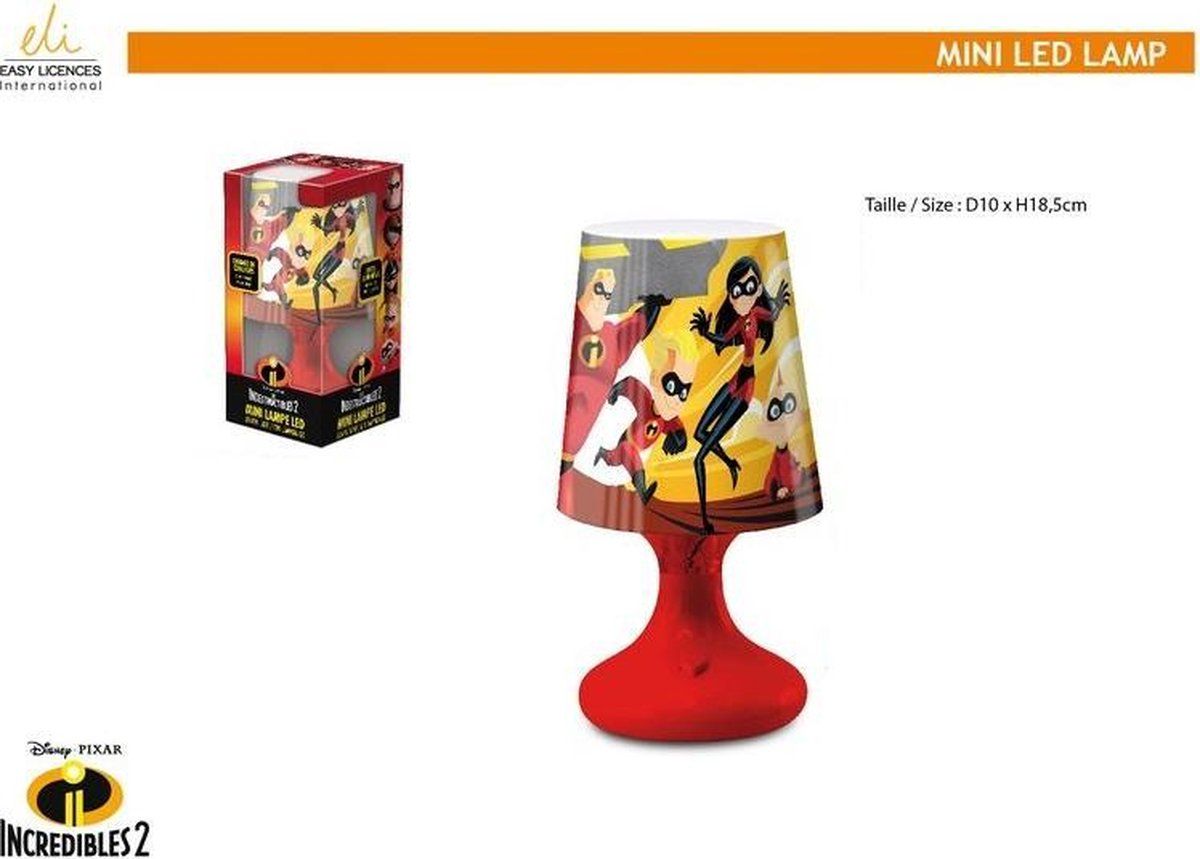 The Incredibles Nachtlamp LED Rood