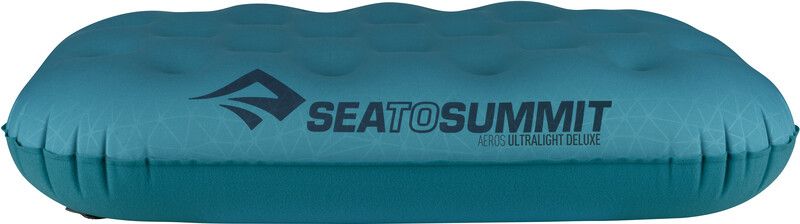 Sea to Summit Aeros Ultralight Kussen Deluxe - aqua - 2020