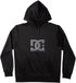 DC Shoes SNOWSTAR (KVJ0) Homme Pull Noir Polyester Manches Longues Capuche Coupe Regular