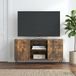 Maison Exclusive meuble TV - 102 x 34,5 x 52 cm - imitation bois fumé chêne